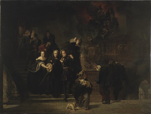 Incendie du château de Stockholm le 7 mai 1697, 1866, Johan Fredrik Höckert
