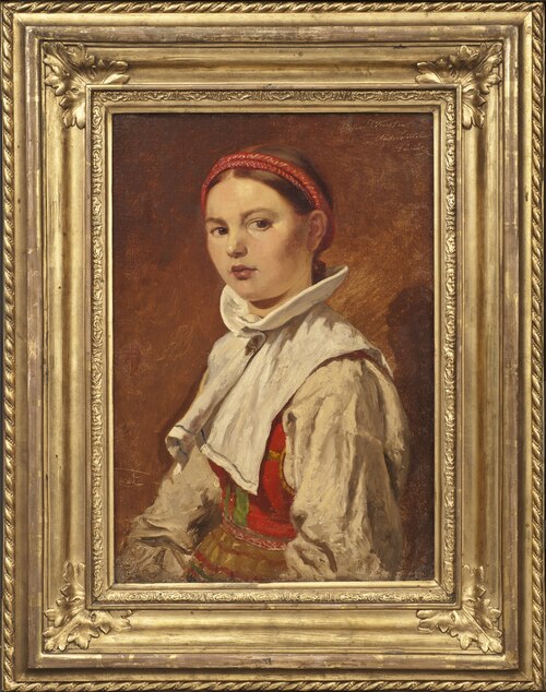 Såsser Kerstin Andersdotter, Dalecarlia, 1858, Johan Fredrik Höckert