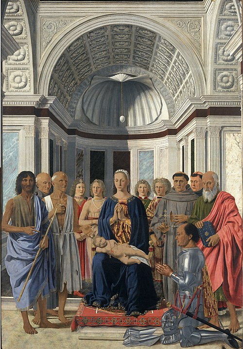 Brera Madonna, 1472, Piero della Francesca