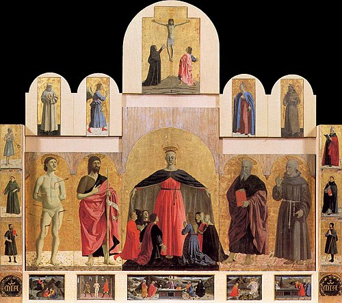 Polyptych of the Misericordia, 1460, Piero della Francesca