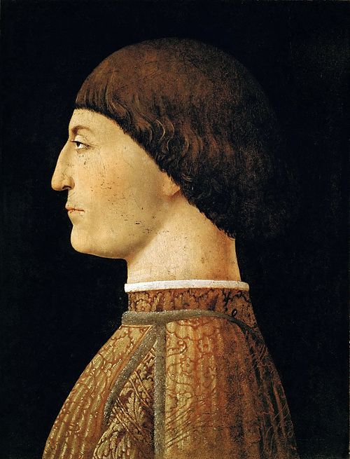 Portrait of Sigismondo Pandolfo Malatesta, 1450, Piero della Francesca