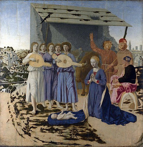 The Nativity, 1480, Piero della Francesca