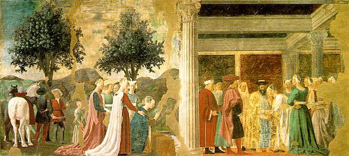 The Queen of Sheba, 1452, Piero della Francesca