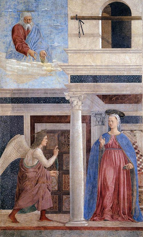 Annunciation, 1452, Piero della Francesca