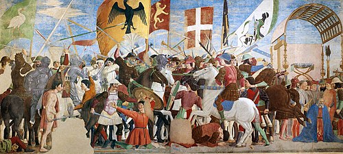 Battle between Heraclius and Chosroes, 1458, Piero della Francesca