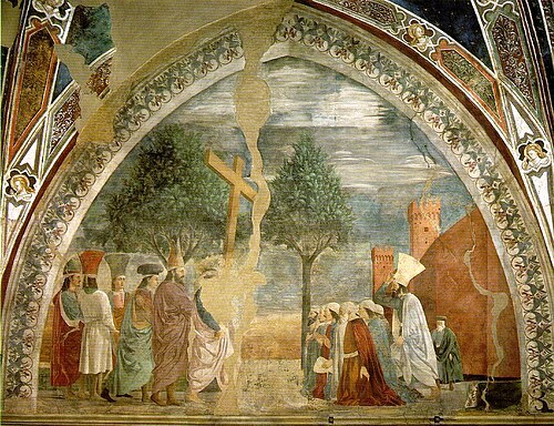 Exaltation of the Cross, 1458, Piero della Francesca