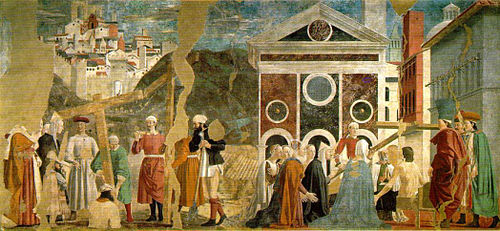 Discovery and Proof of the True Cross, 1458, Piero della Francesca