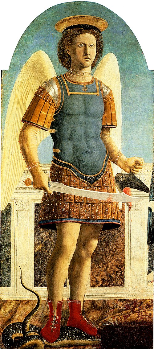 Saint Michael, 1454, Piero della Francesca