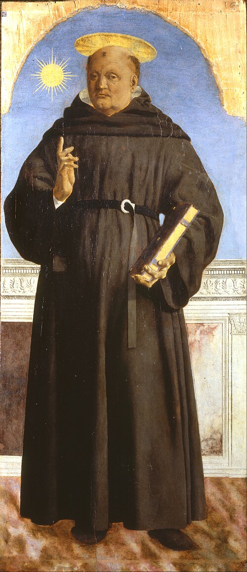 Saint Nicolas de Tolentino, 1456, Piero della Francesca