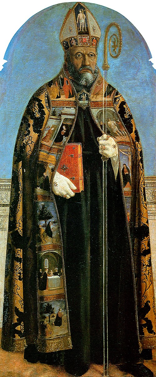 Saint Augustin, 1454, Piero della Francesca