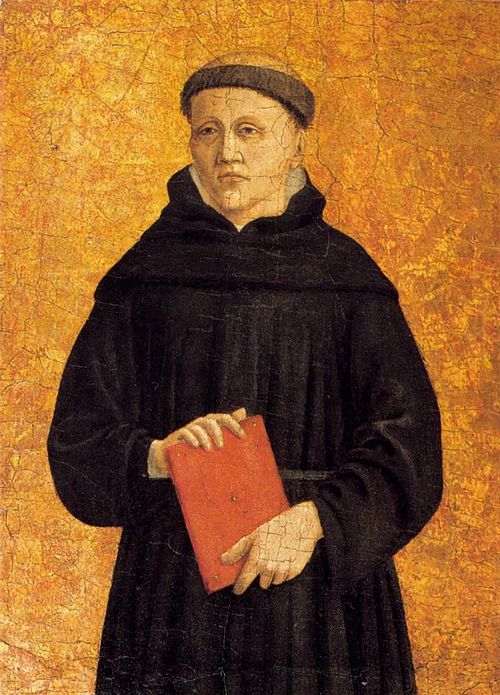 Augustinian Saint, 1454, Piero della Francesca