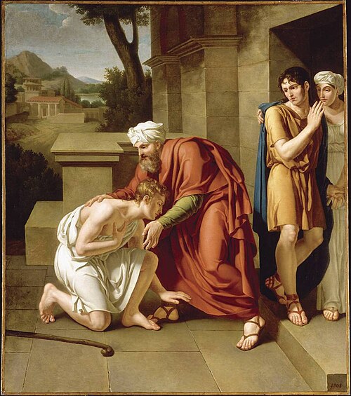 Le Retour de l'enfant prodigue, 1830, Julie Ribault