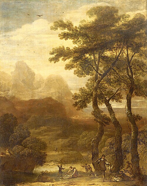 Landscape with Hunters, 1650, Ignacio de Iriarte