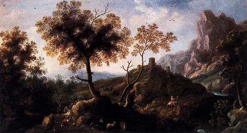 Landscape with Shepherds, 1665, Ignacio de Iriarte
