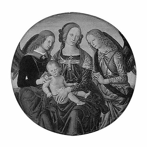 The Virgin and Child with two Angels, 1500, Le Pérugin