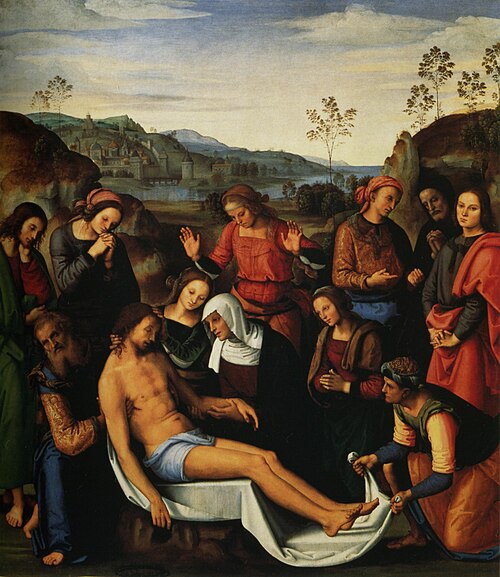 Lamentation of Christ, 1495, Le Pérugin
