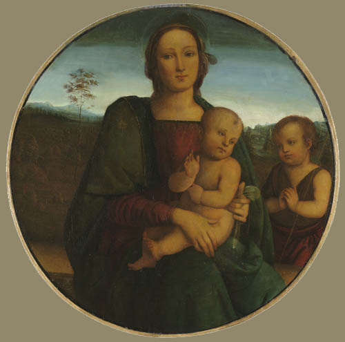 La Vierge et l'Enfant avec saint Jean, , Le Pérugin