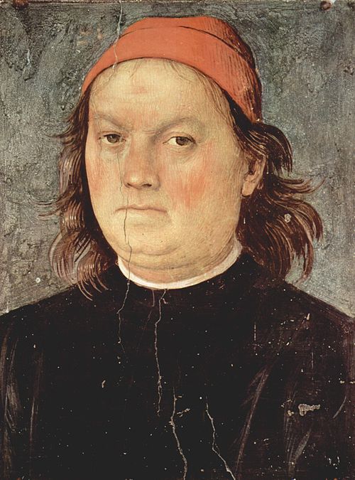 Self-portrait of Pietro Perugino, 1500, Le Pérugin