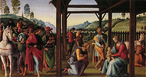 L'Adoration des mages, 1497, Le Pérugin