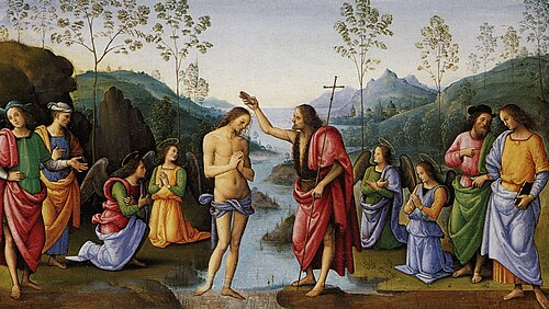 Le Baptême du Christ, 1497, Le Pérugin