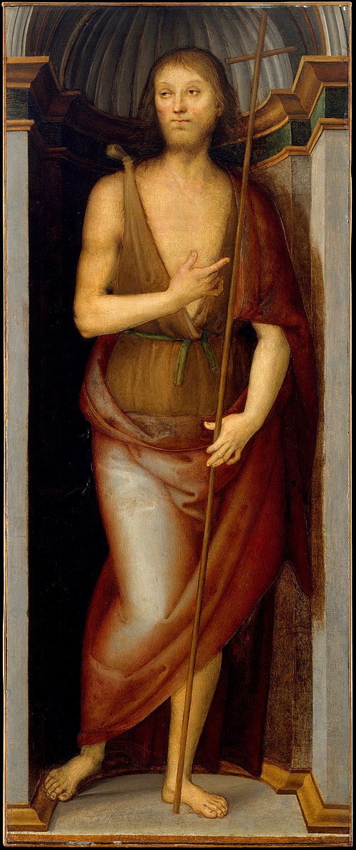 Saint John the Baptist; Saint Lucy, 1496, Le Pérugin