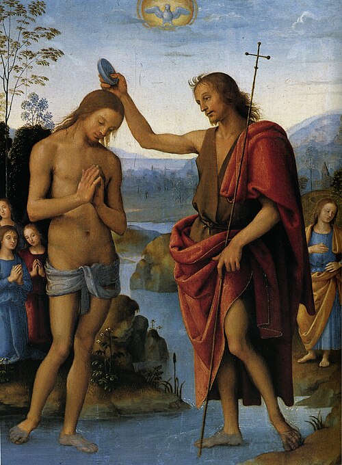 Le Baptême du Christ, 1499, Le Pérugin