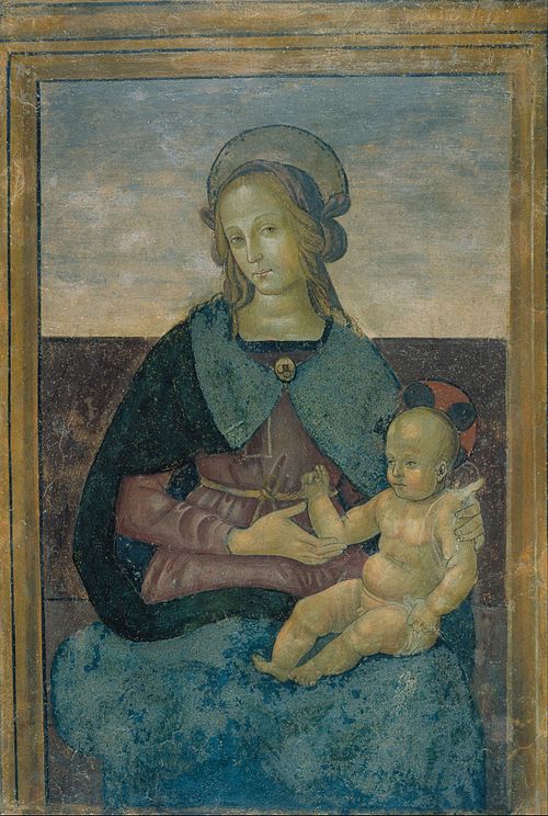 Virgin and Child, , Le Pérugin