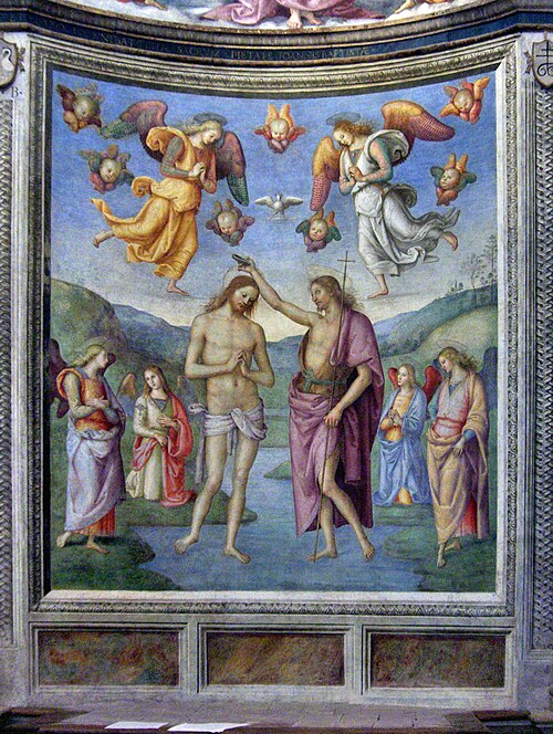 Baptism of Christ, 1510, Le Pérugin