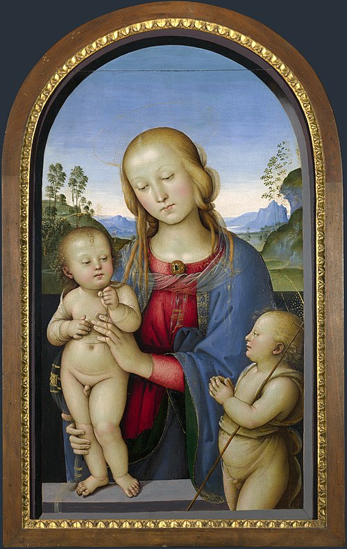 The Virgin and Child with Saint John, 1500, Le Pérugin