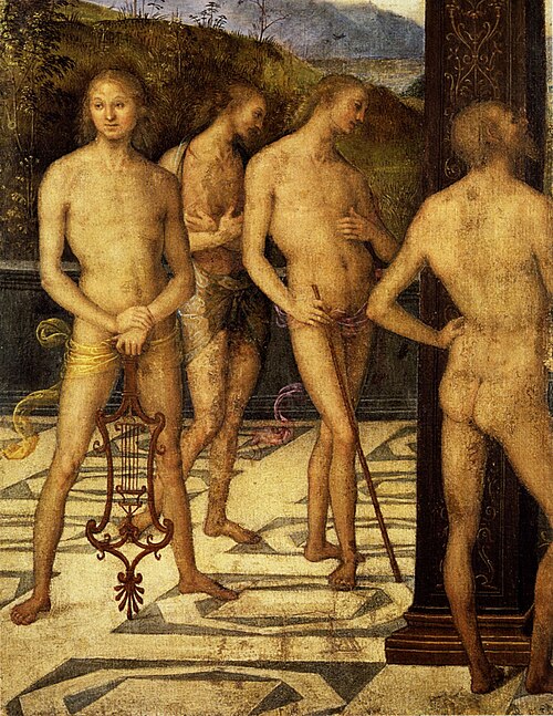 Four Male Figures, 1505, Le Pérugin