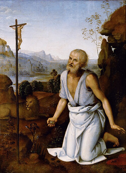 Saint Jerome Penitent, 1502, Le Pérugin
