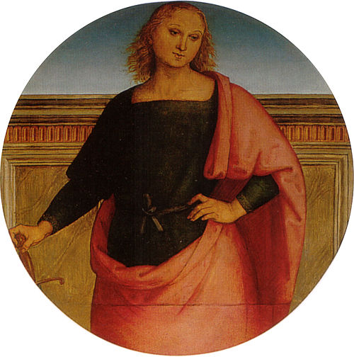 Jeune saint avec une épée, 1513, Le Pérugin