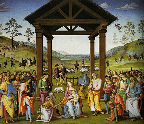 L'Adoration des mages, 1504, Le Pérugin