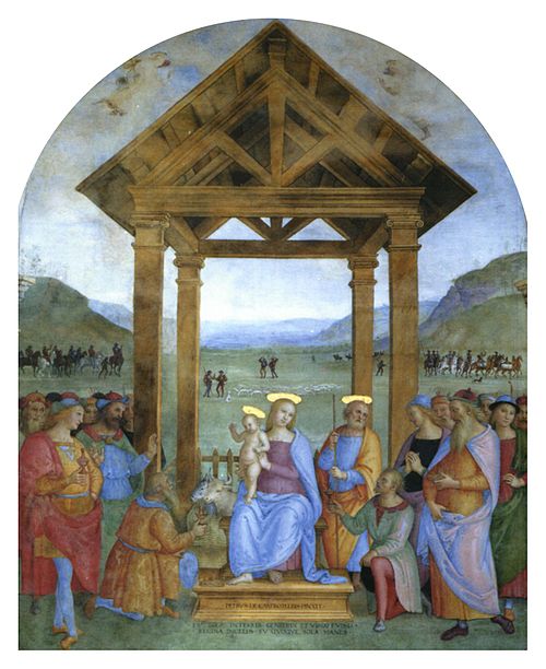L'Adoration des mages, 1521, Le Pérugin