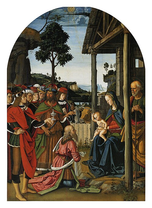 Adoration of the Magi, 1470, Pietro Perugino