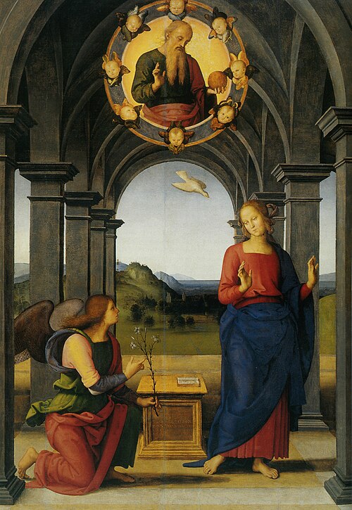 L'Annonciation de Fano, 1488, Le Pérugin