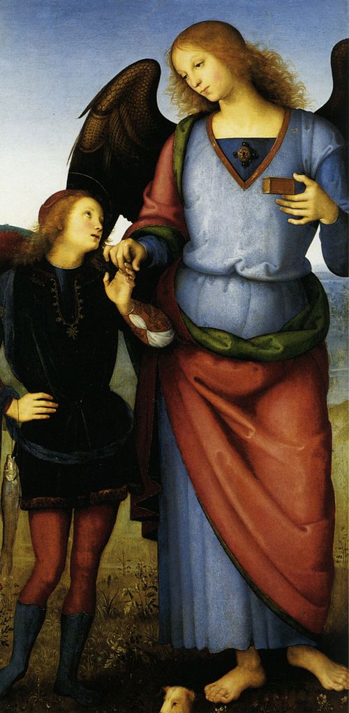 L'Archange Raphaël et Tobie, 1496, Le Pérugin