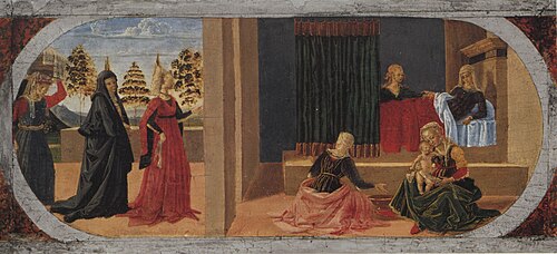La Naissance de la Vierge, 1472, Le Pérugin