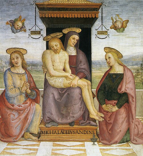 La Pietà de Spello, 1521, Le Pérugin