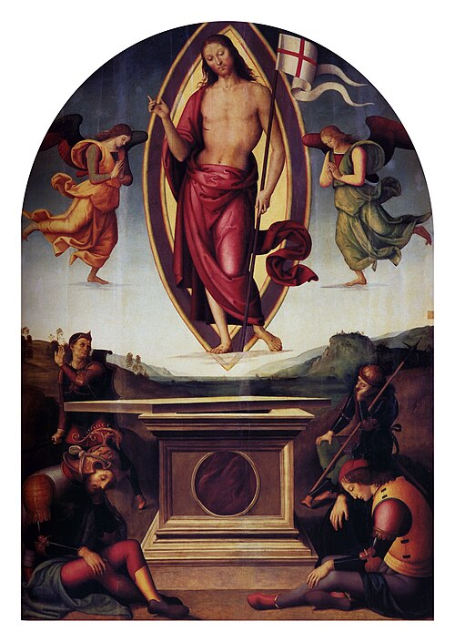 La Résurrection de San Francesco al Prato, 1499, Le Pérugin