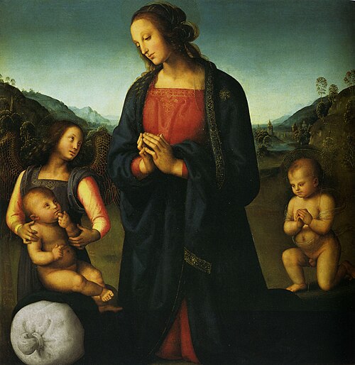 La Vierge au sac, 1495, Le Pérugin