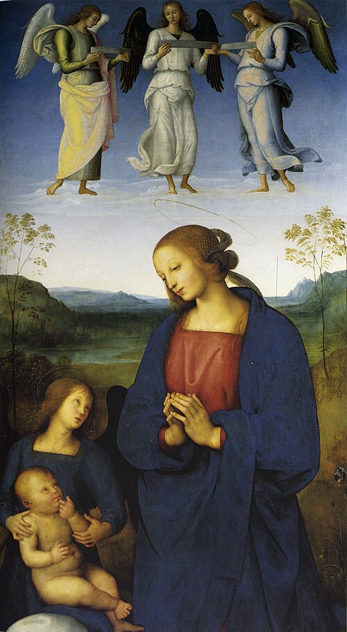 La Vierge à l'Enfant et Anges, 1496, Le Pérugin