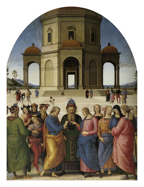 Le Mariage de la Vierge, 1501, Le Pérugin