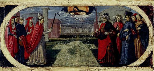 Le Miracle de la neige, 1472, Le Pérugin