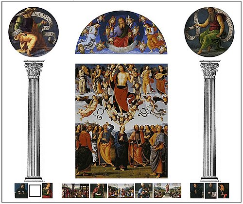 Polyptyque de San Pietro, 1496, Le Pérugin