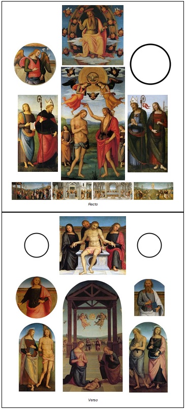 Polyptych of Sant'Agostino, 1502, Pietro Perugino