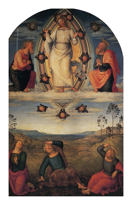 Pala della Trasfigurazione, 1517, Pietro Perugino