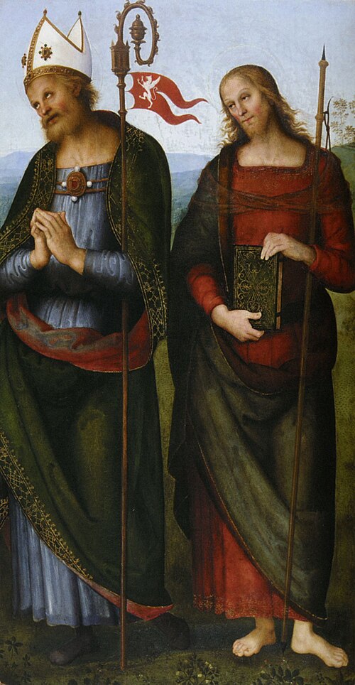 Saint Herculan et Saint Jacques le Majeur, 1450, Le Pérugin