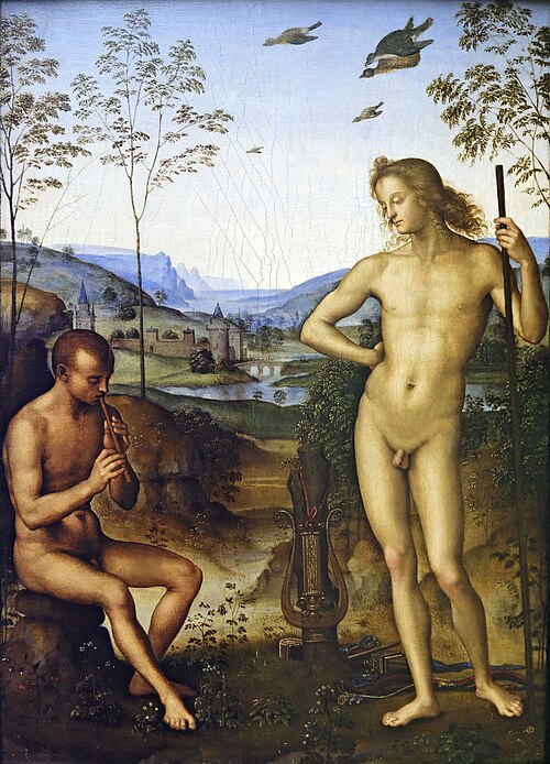 Apollon et Daphnis, 1497, Le Pérugin