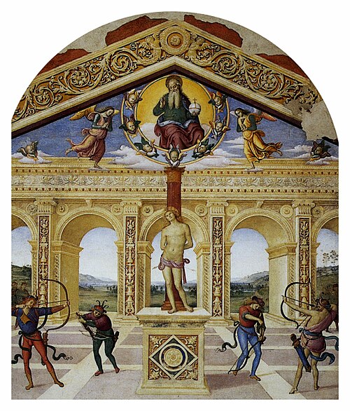 Le Martyre de saint Sébastien, 1505, Le Pérugin